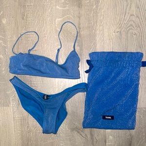 RARE TRIANGL SPARKLE BIKINI💙🤞✨